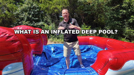 What is a deep inflated pool?
