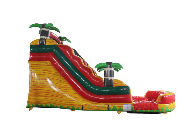 16' Orange surge single lane slide 16-Orange-surge-My-Store-5532 - Big and Bright Inflatables