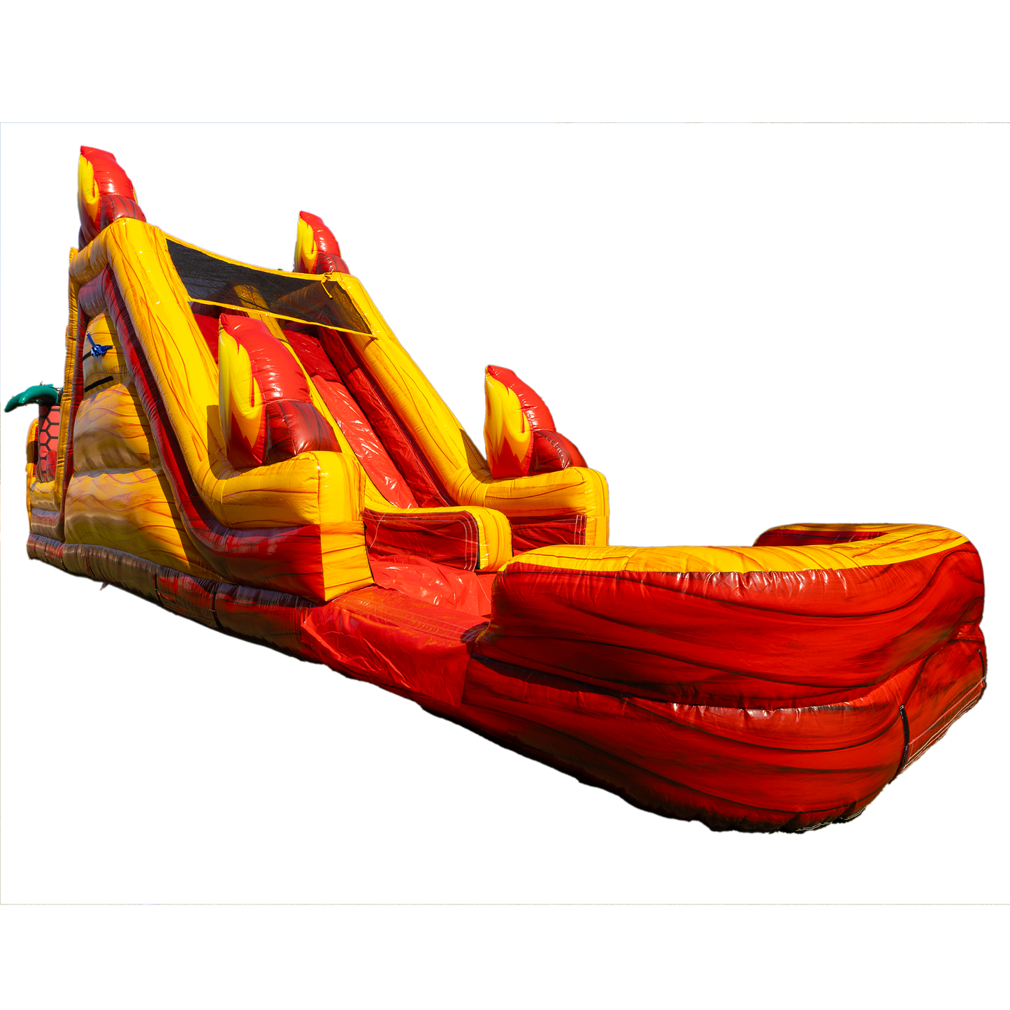 18' Tropical Inferno Obstacle Course C66A0553 - Big and Bright Inflatables