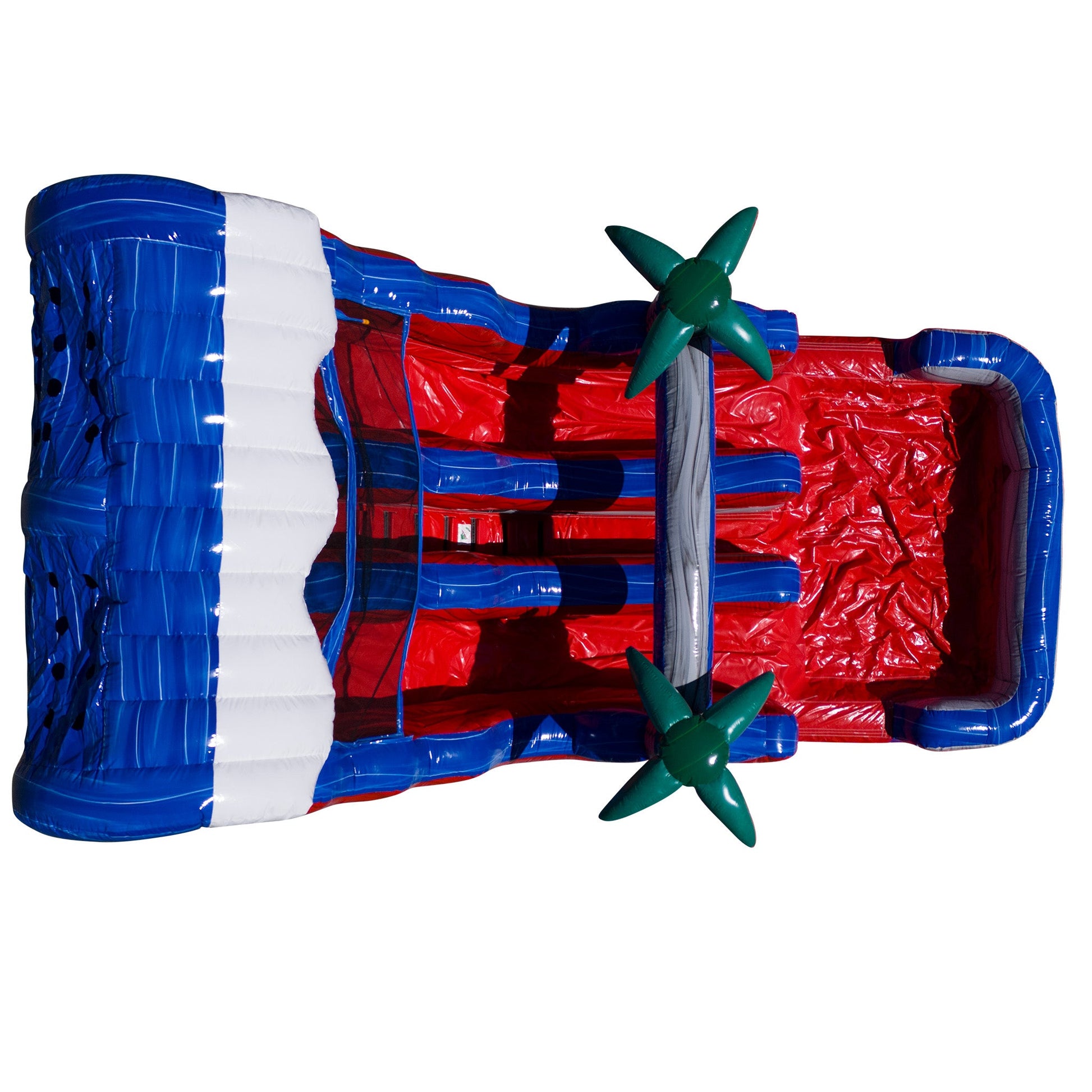 16’ Red Grey And Blue Dual Lane Slide