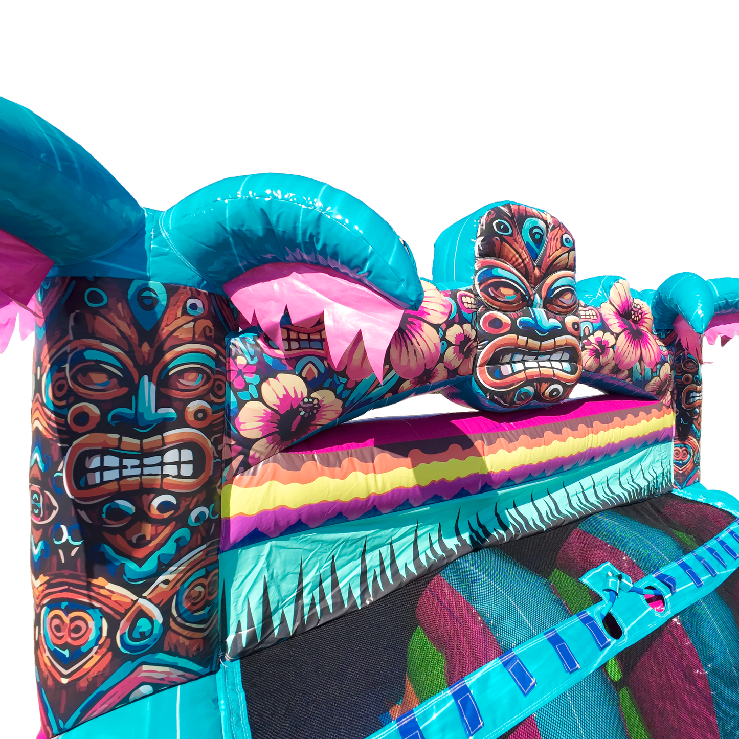 22FT Aloha Splash (Hawaiian Hibiscus) Dual Lane Slide