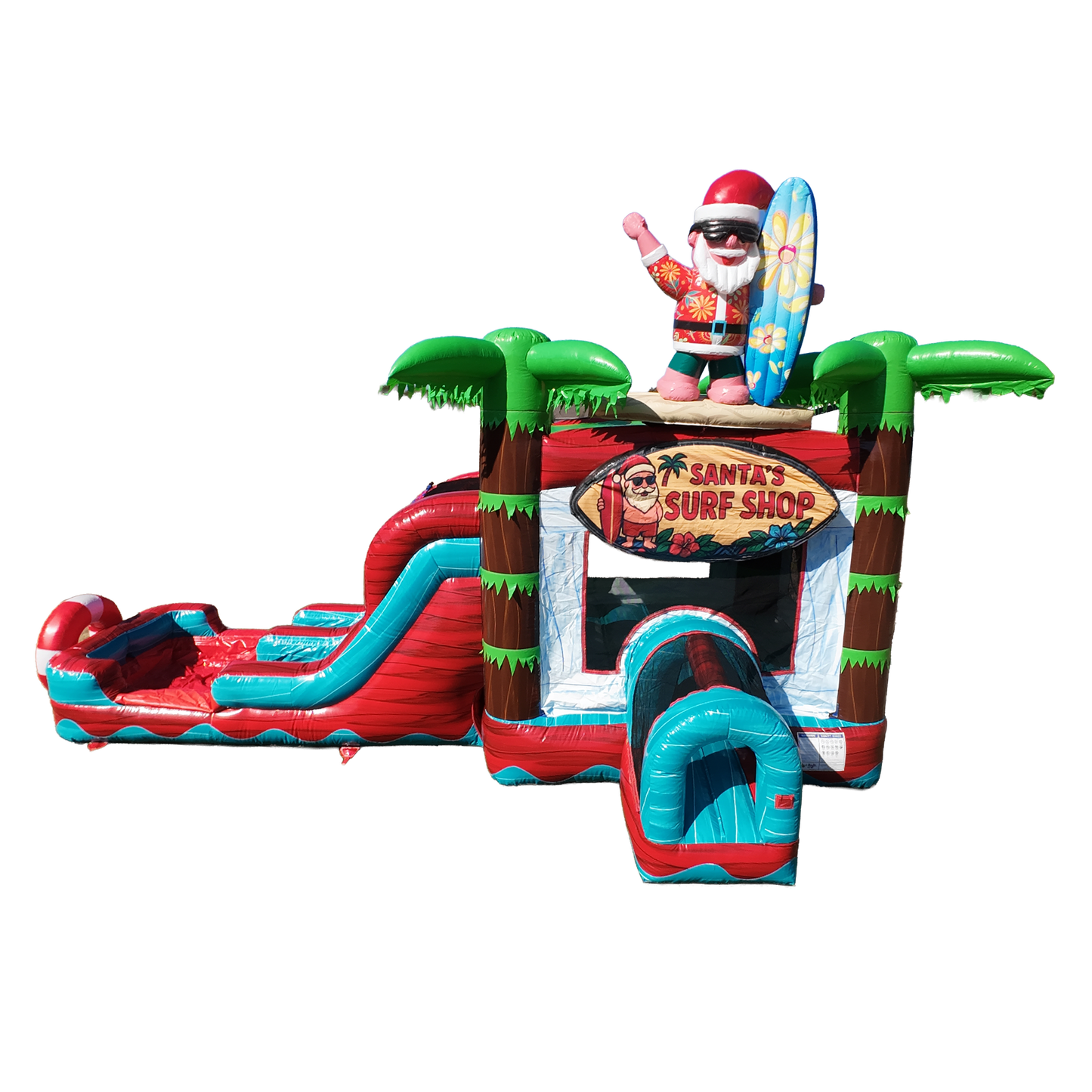 Santa Surf Shop Christmas Tiki Tovi Combo