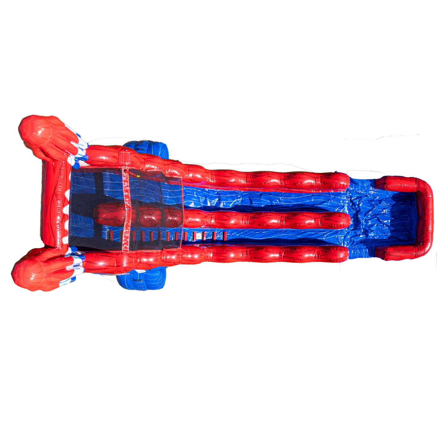 22FT Red White and Cool Popsicle Single Lane Slide