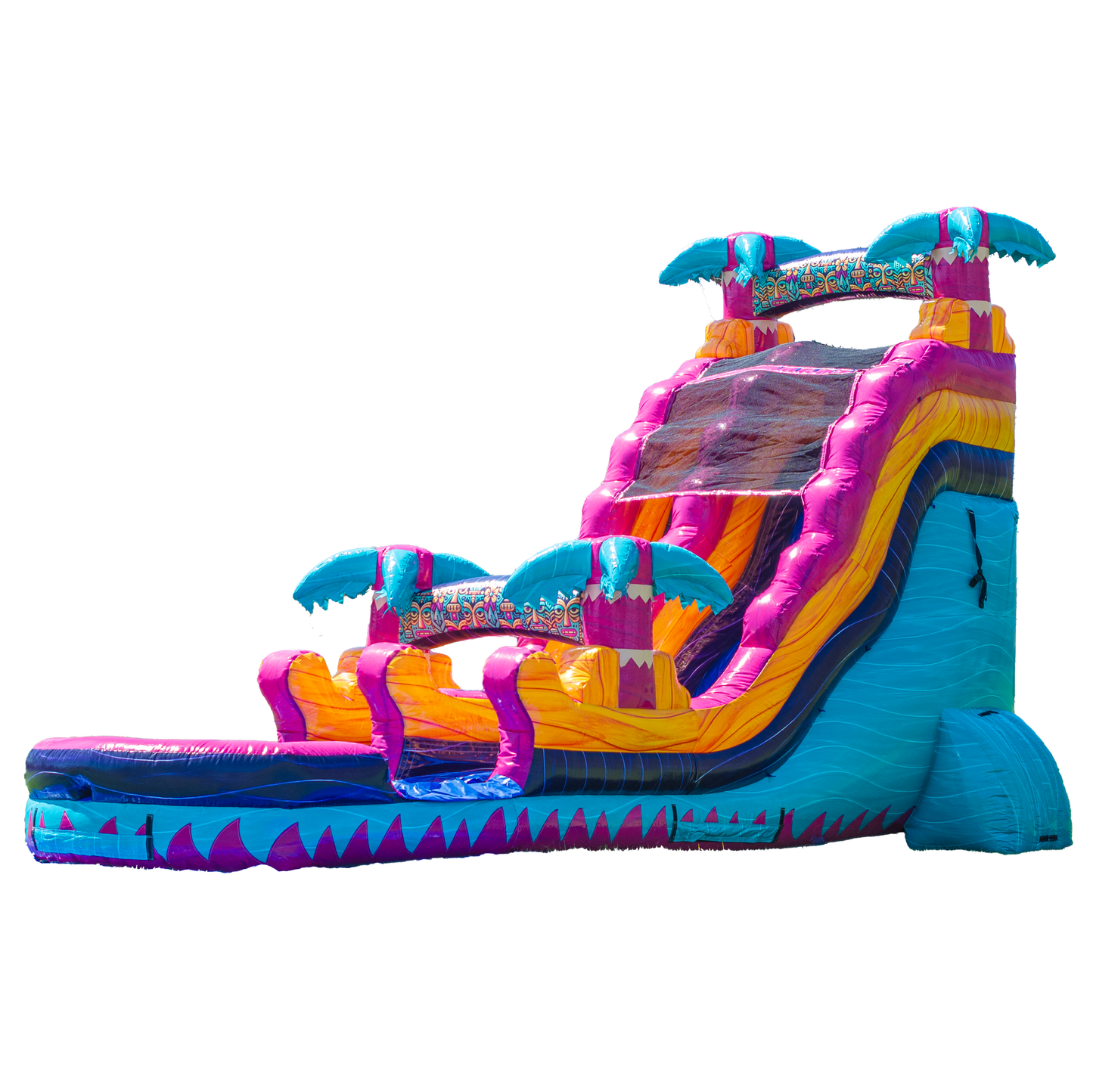 18FT Teal Rippling Rush Single Lane