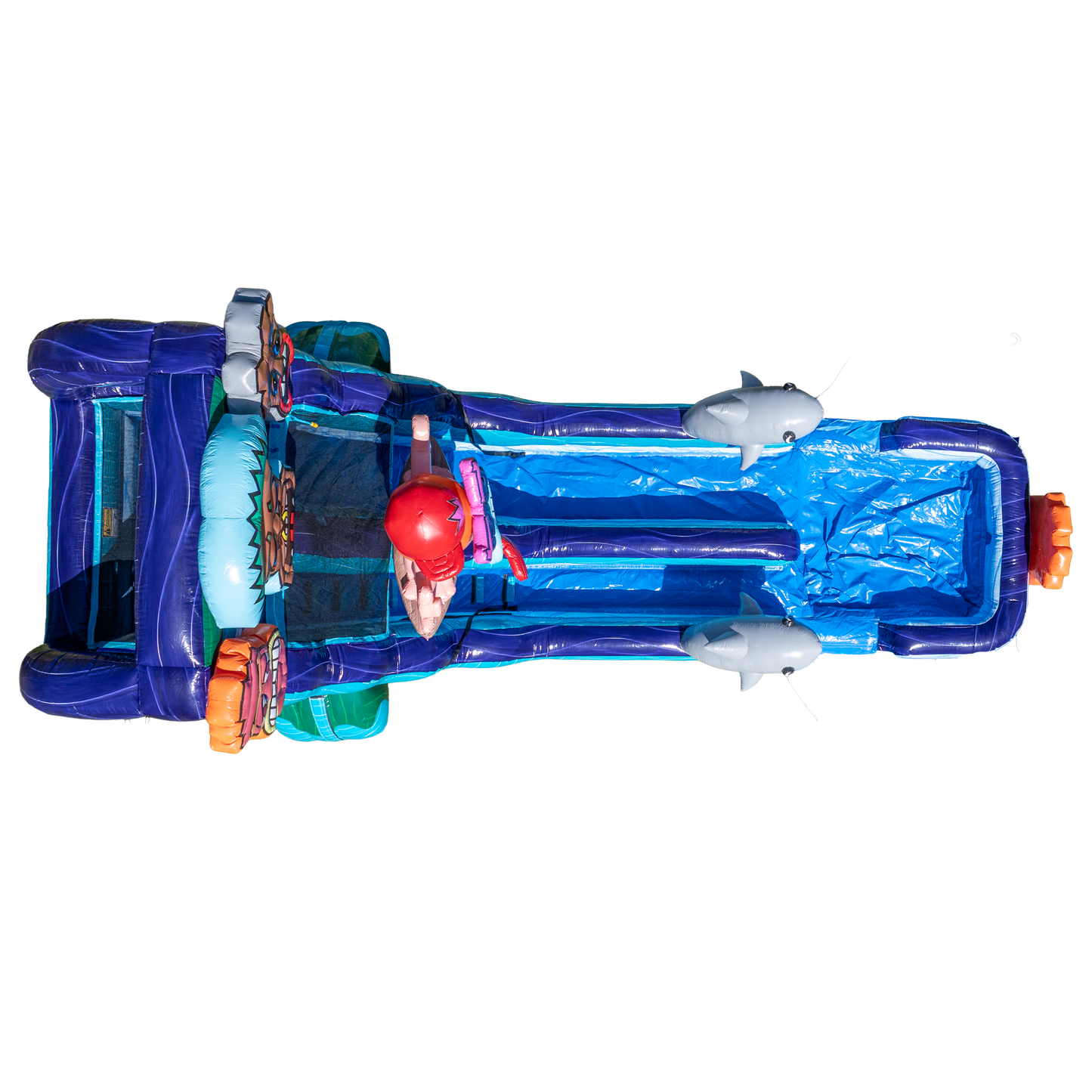 18FT Tiki Tovi's Single Lane Slide