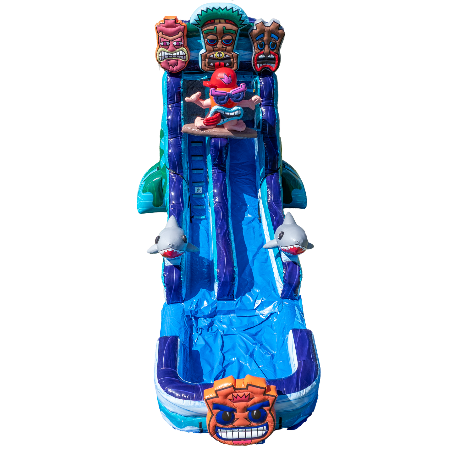 18FT Tiki Tovi's Single Lane Slide