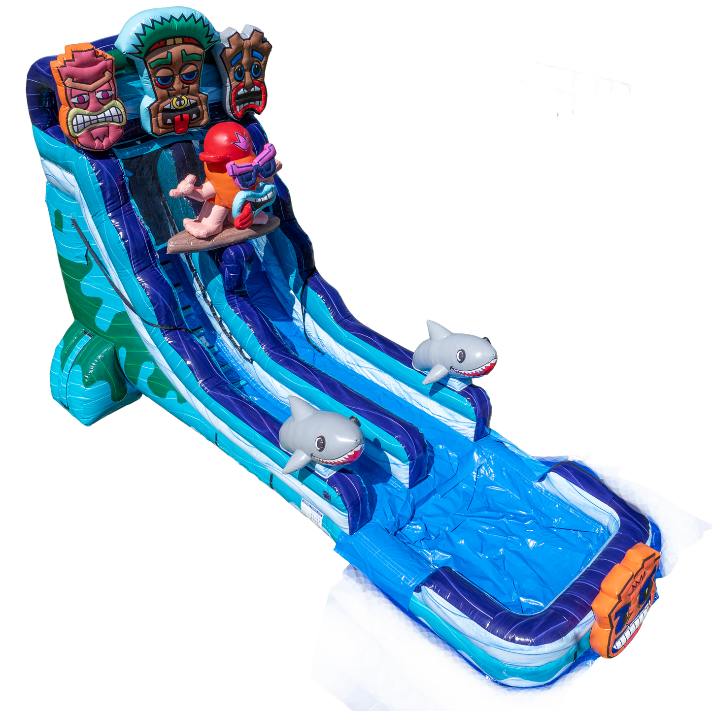 18FT Tiki Tovi's Single Lane Slide
