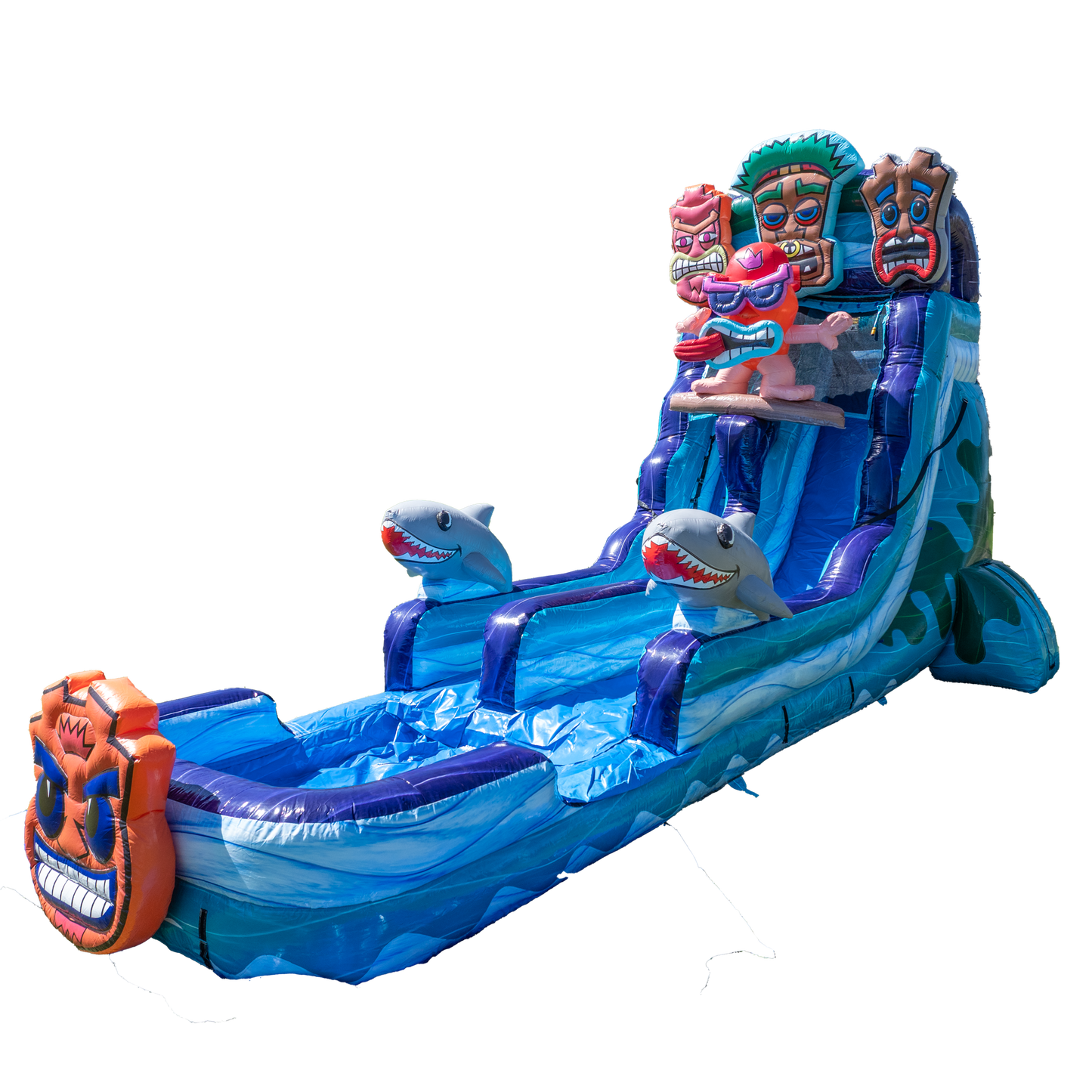 18FT Tiki Tovi's Single Lane Slide