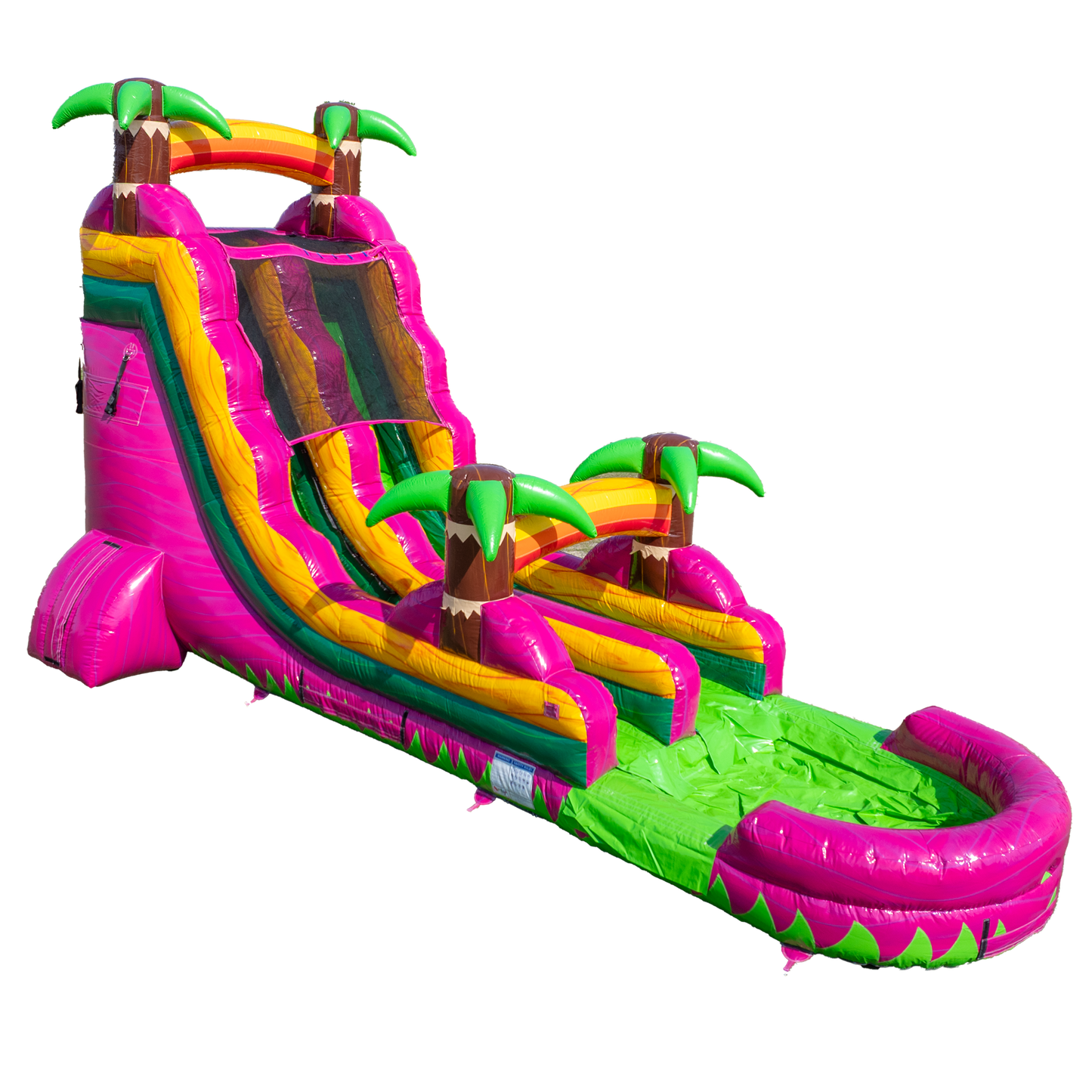 18FT Magenta Single Lane Slide