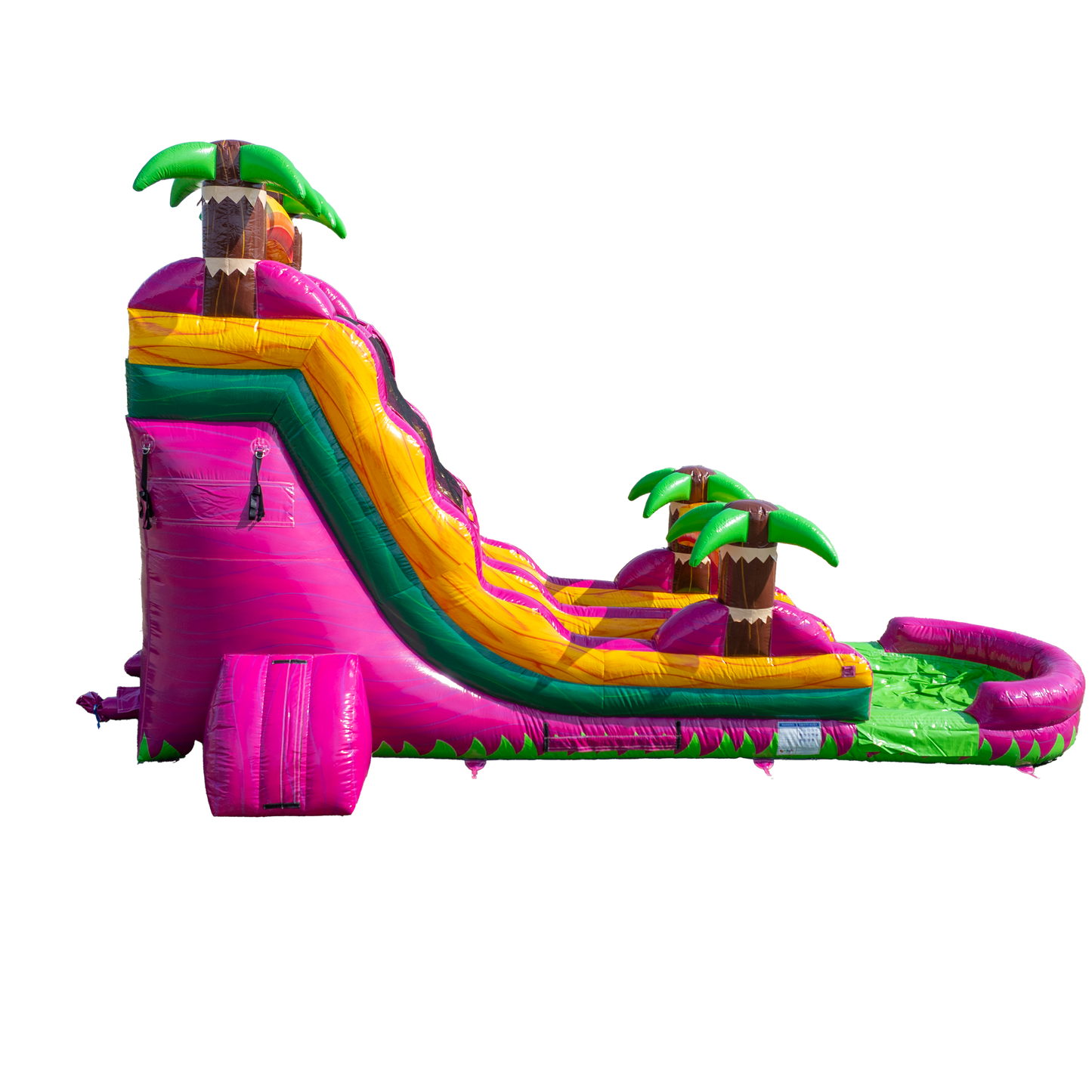 18FT Magenta Single Lane Slide