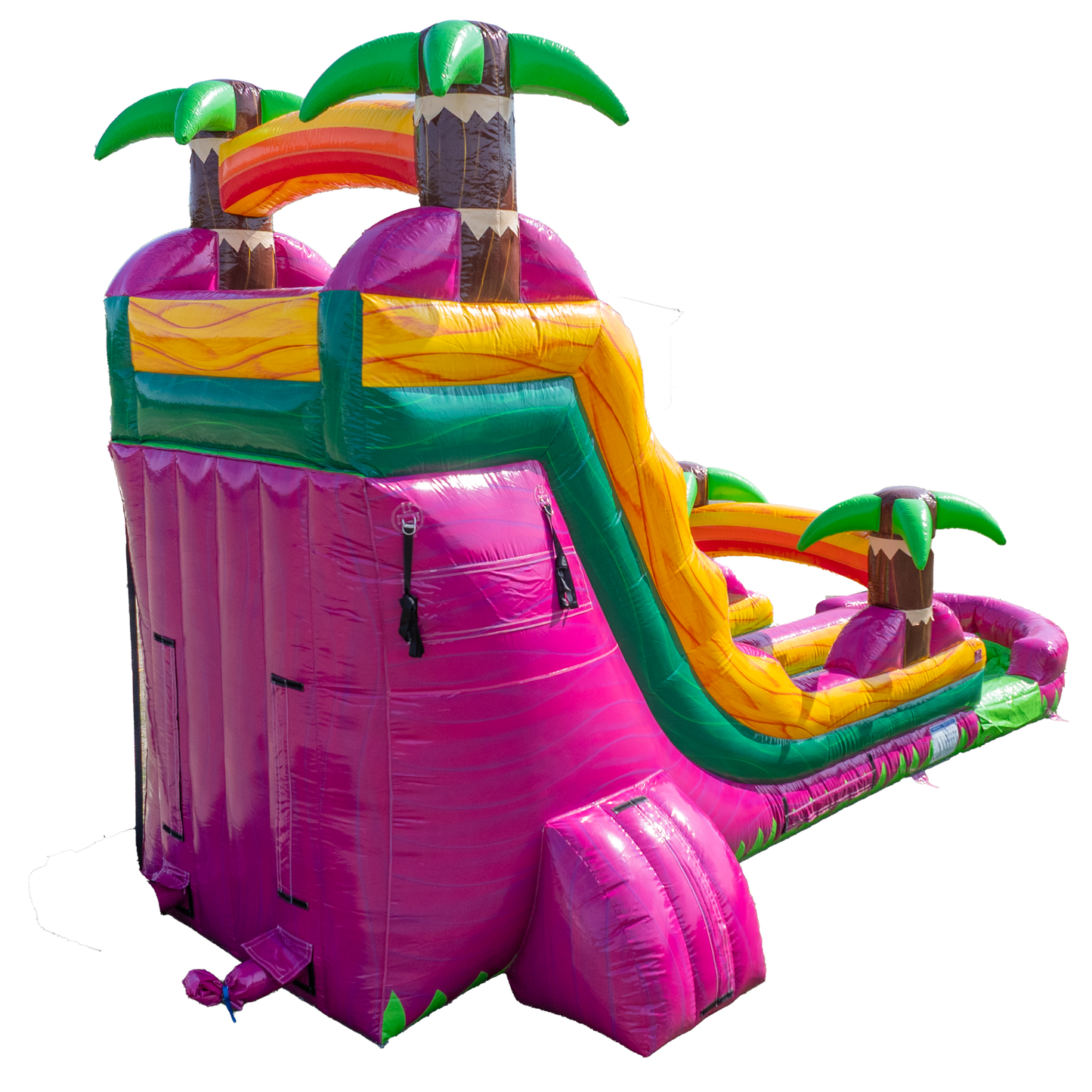 18FT Magenta Single Lane Slide