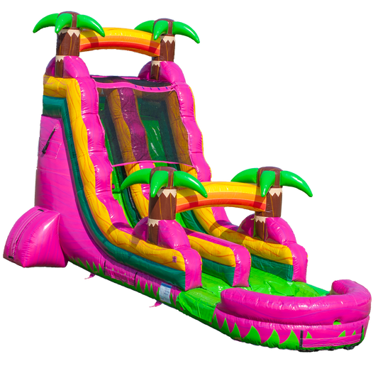 18FT Magenta Single Lane Slide