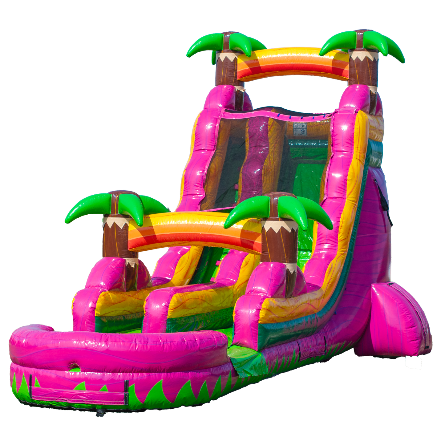 18FT Magenta Single Lane Slide