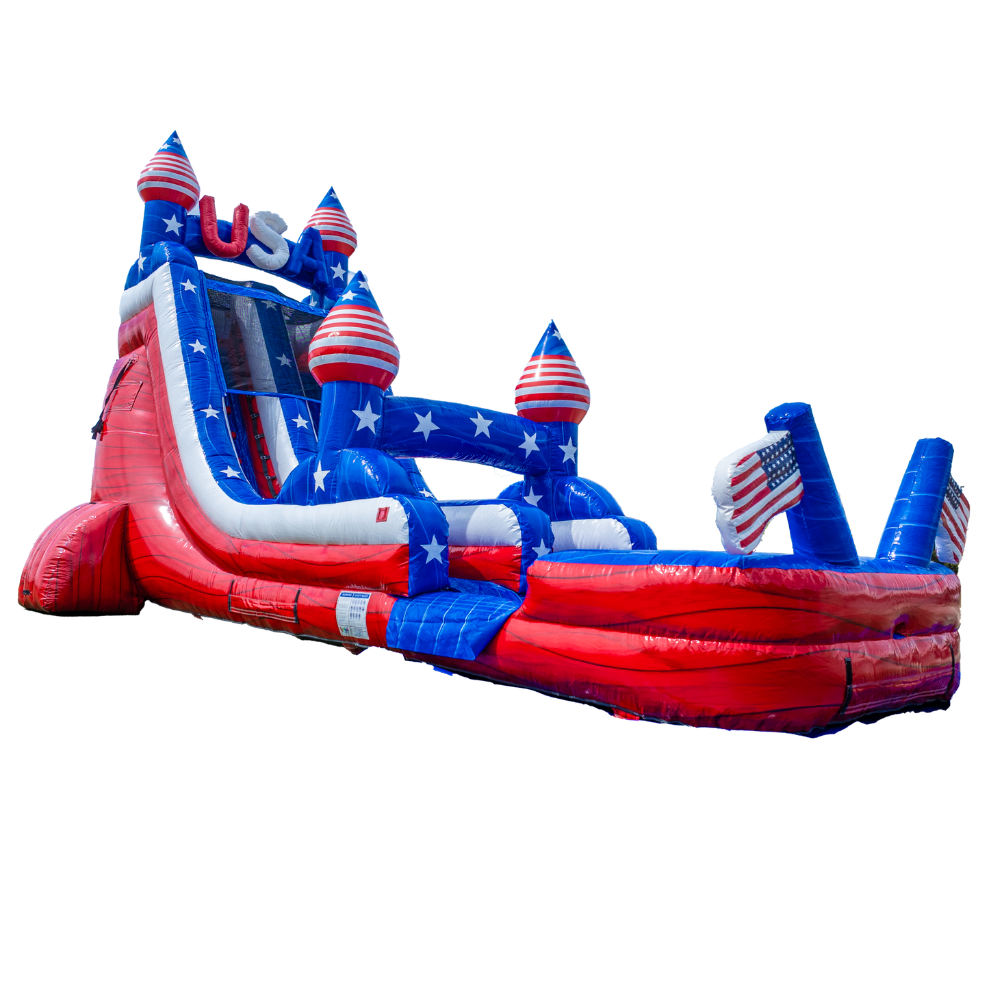 18FT USA Single Lane Slide