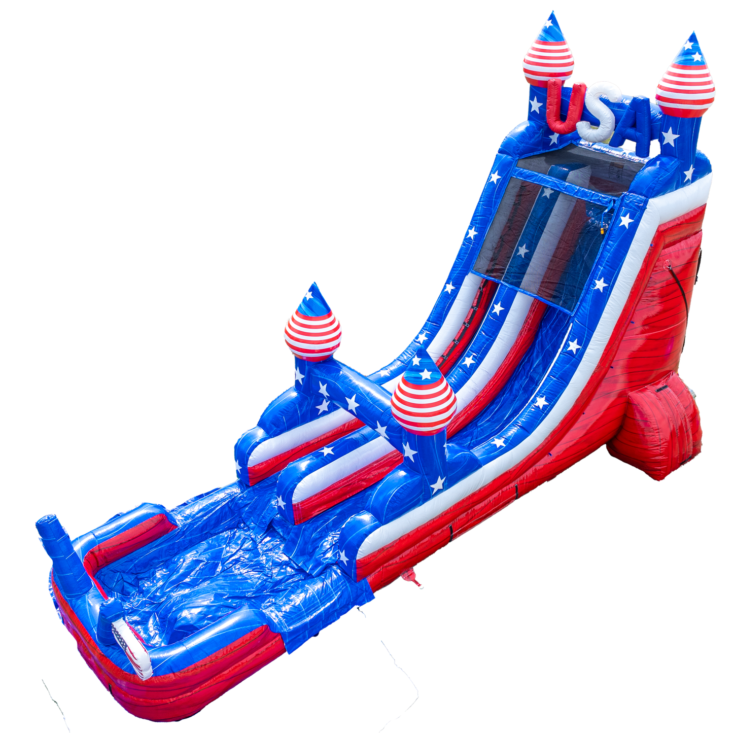 18FT USA Single Lane Slide