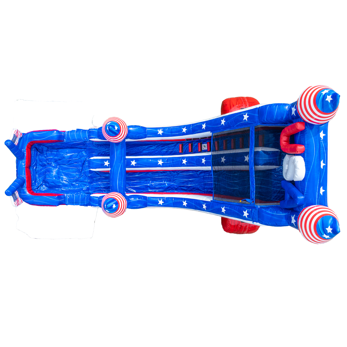 18FT USA Single Lane Slide