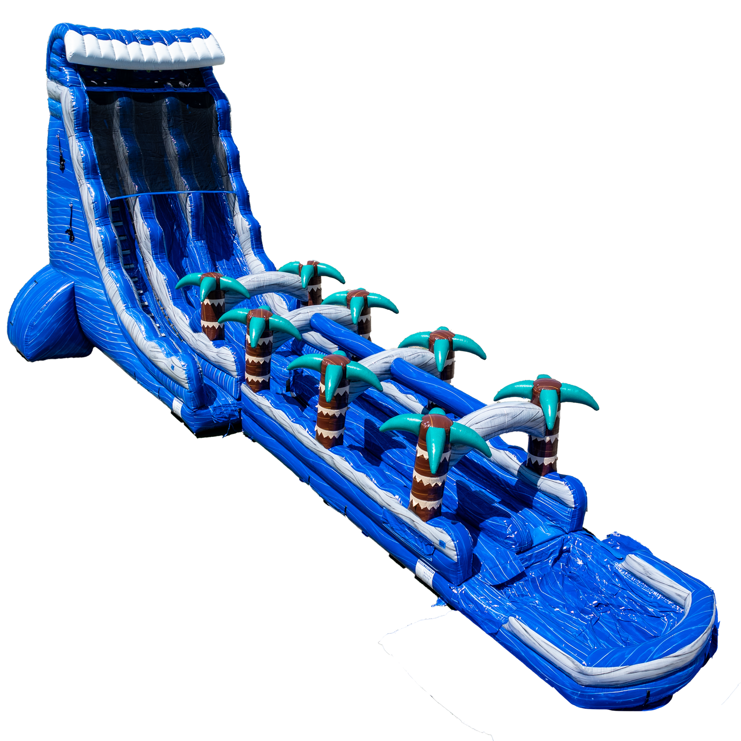 27FT Blue Paradise Dual Lane w/ Slip N Slide