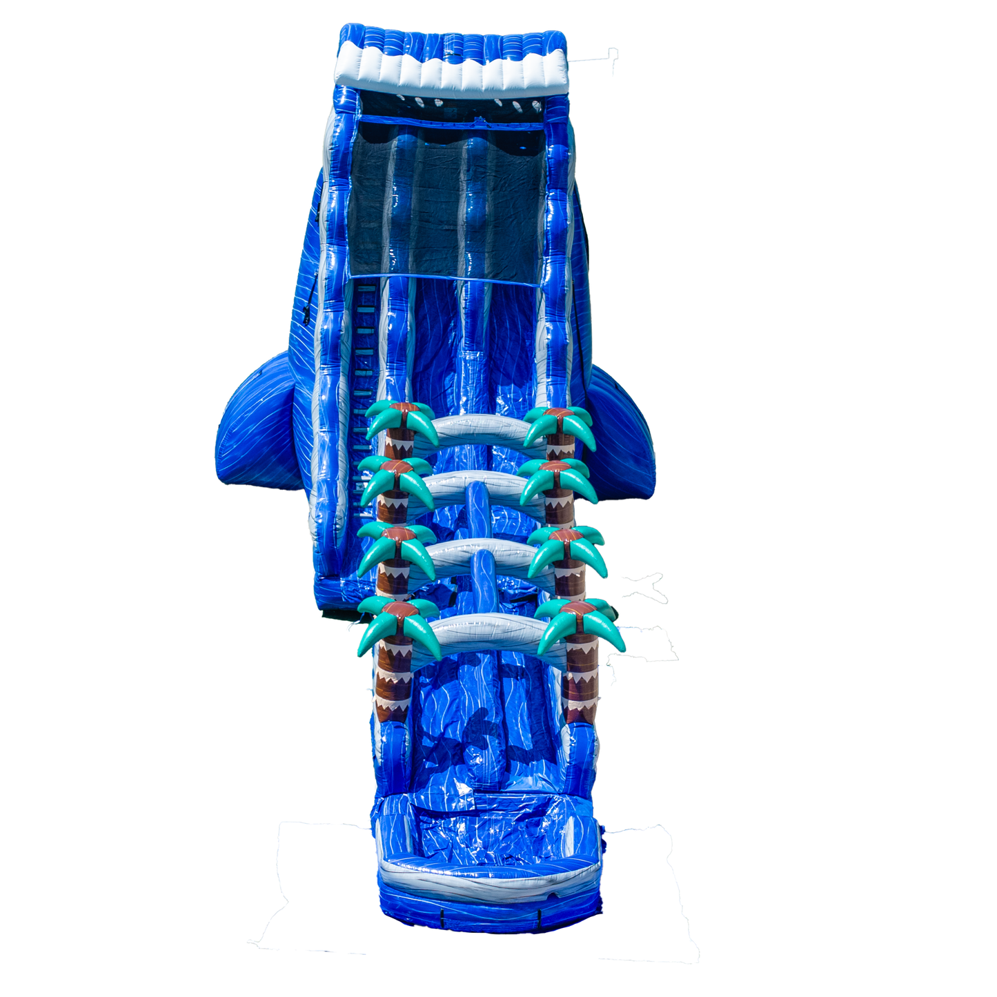 27FT Blue Paradise Dual Lane w/ Slip N Slide