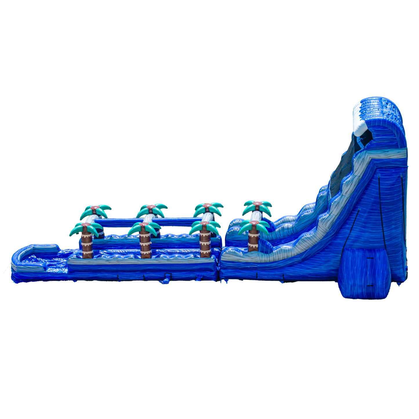 27FT Blue Paradise Dual Lane w/ Slip N Slide