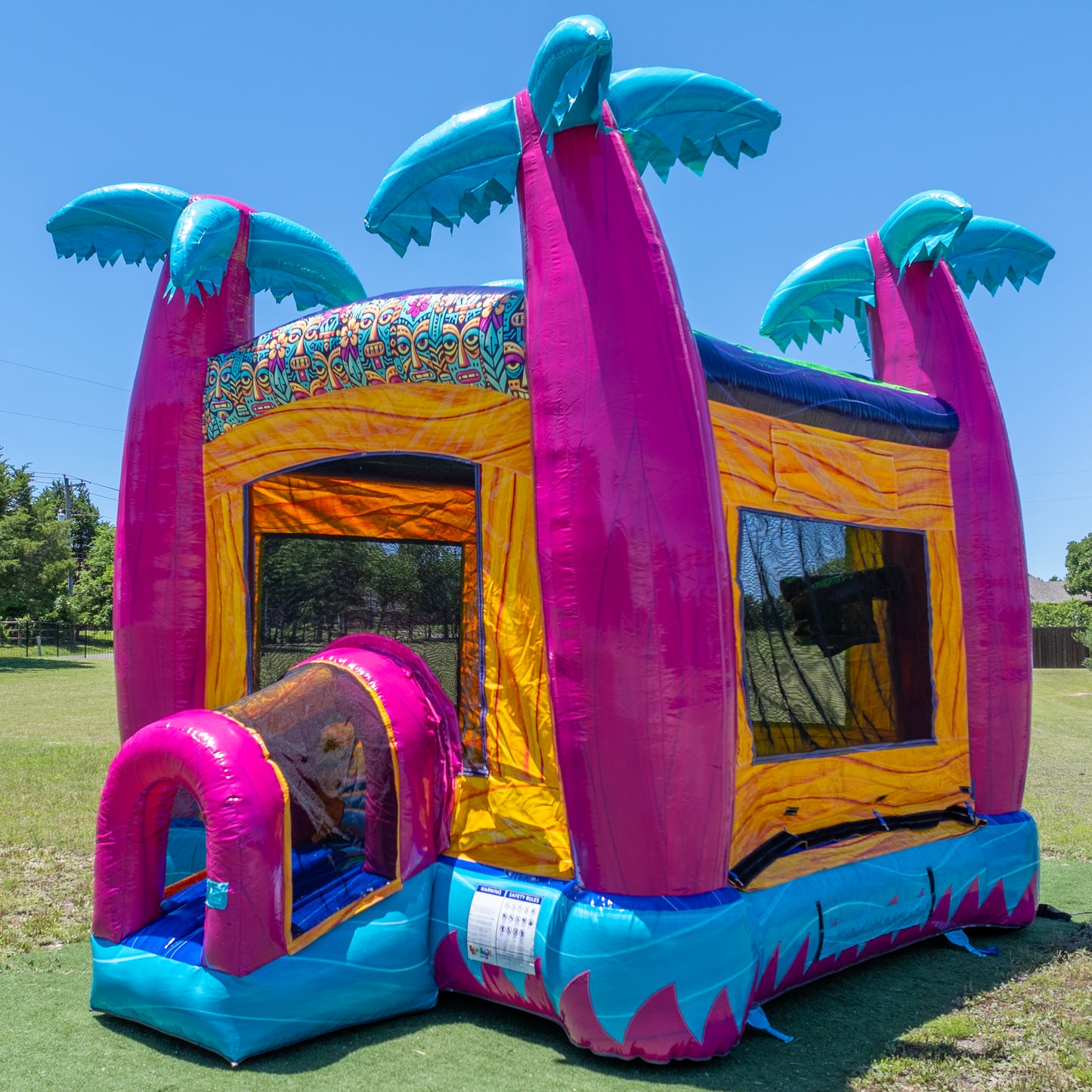 Teal Rippling Rush Bouncer