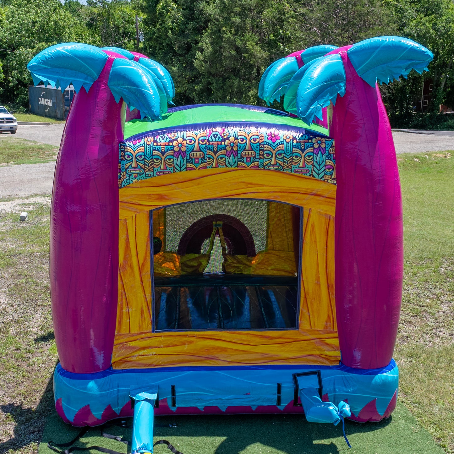 Teal Rippling Rush Bouncer