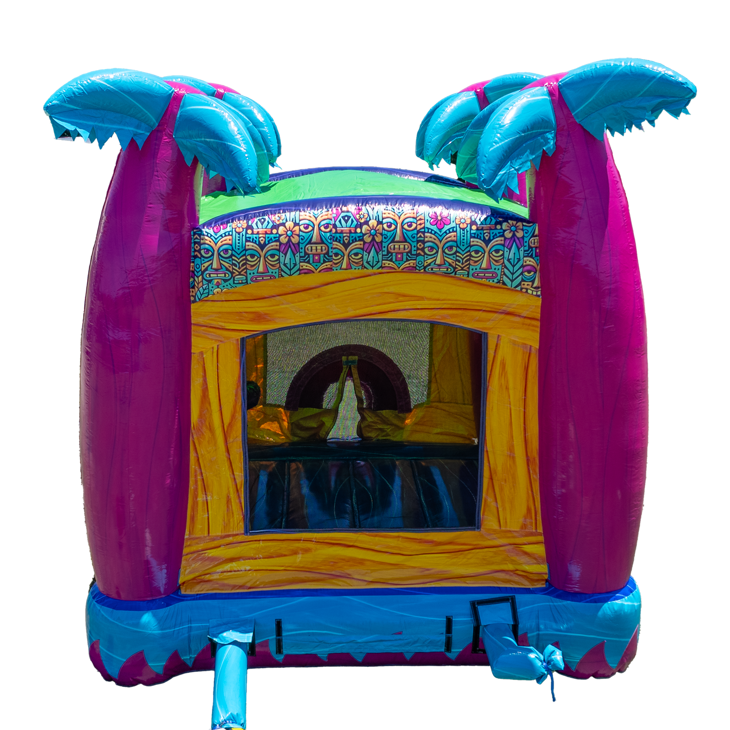 Teal Rippling Rush Bouncer