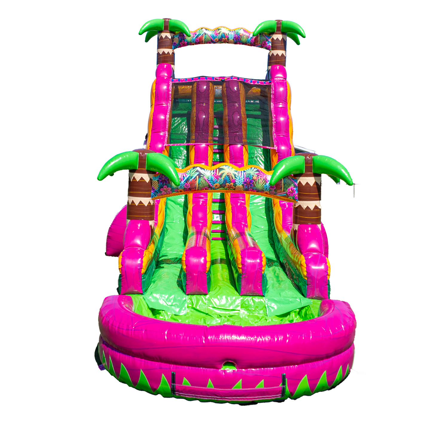 22FT Magenta Dual Lane Slide