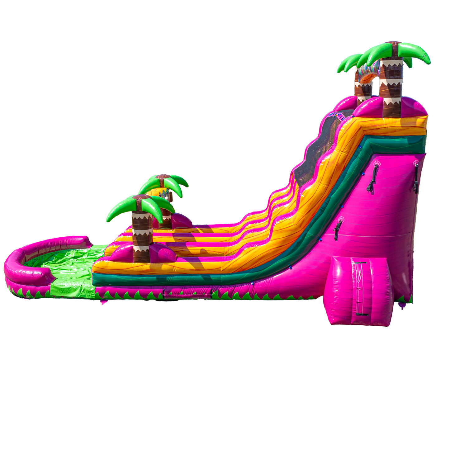 22FT Magenta Dual Lane Slide