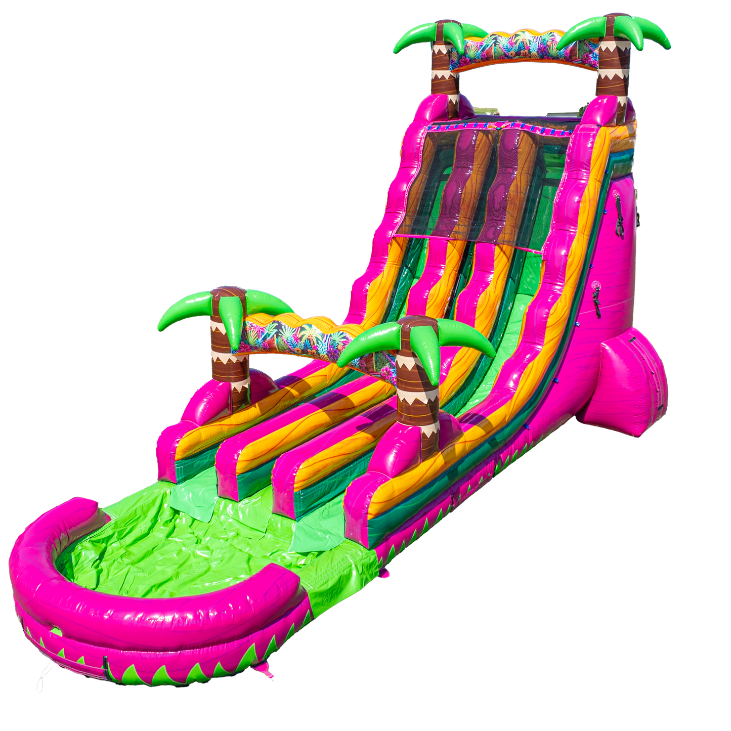 22FT Magenta Dual Lane Slide