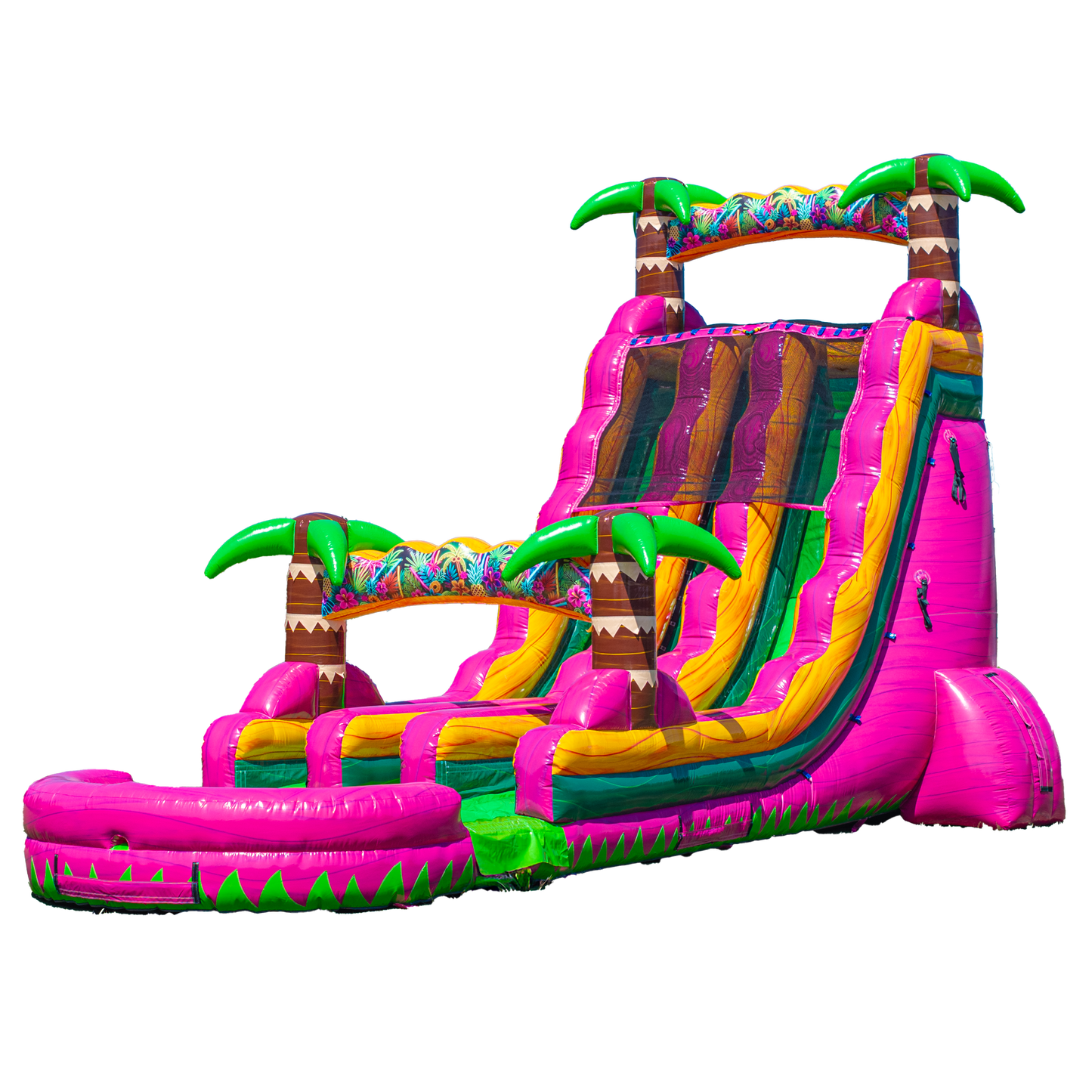 22FT Magenta Dual Lane Slide