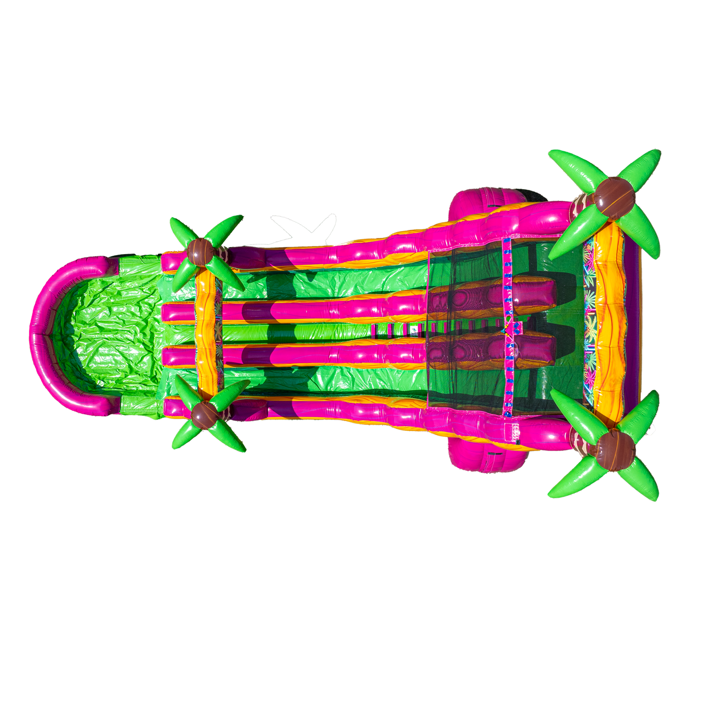 22FT Magenta Dual Lane Slide