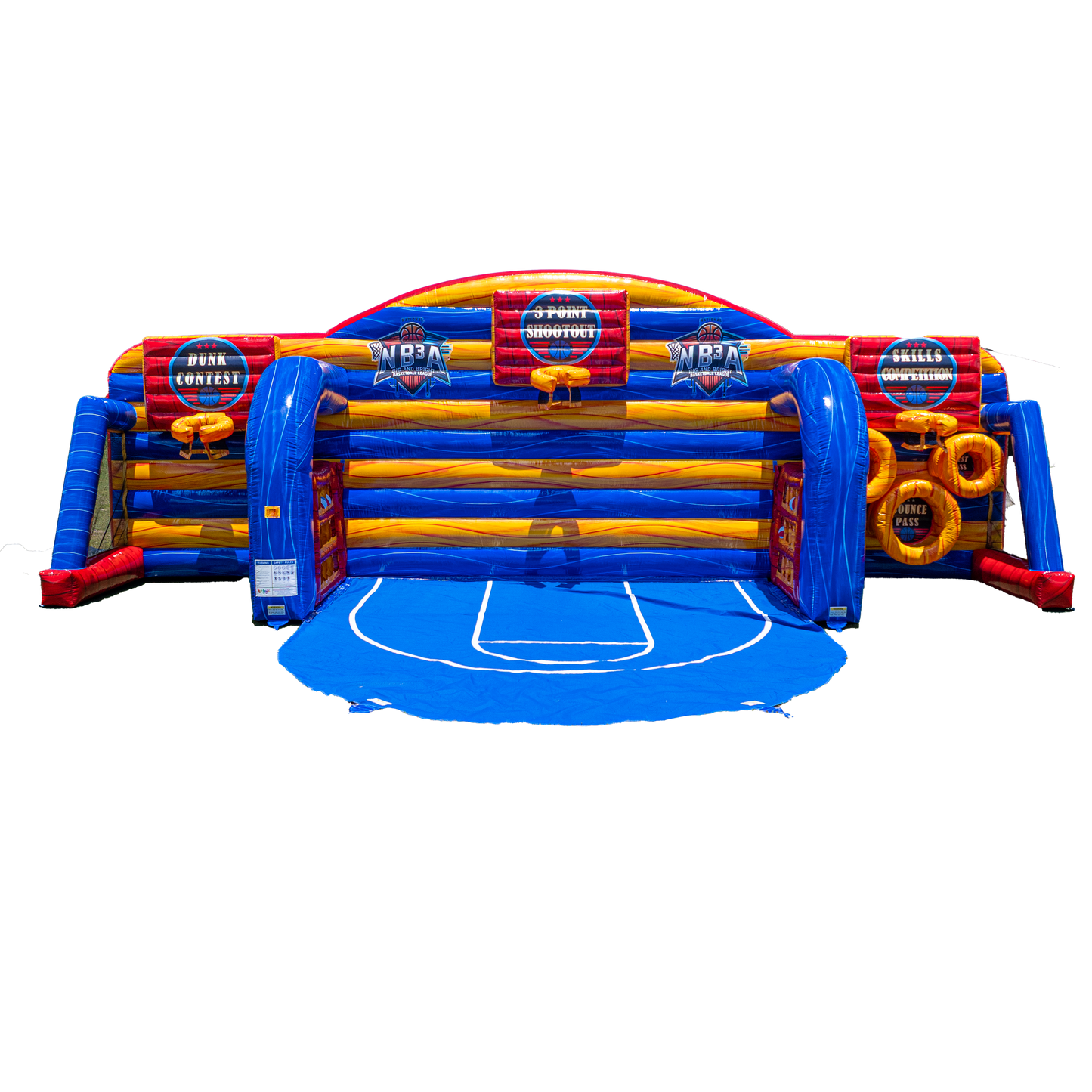 NB3A All Star Challenge Inflatable Basketball Game
