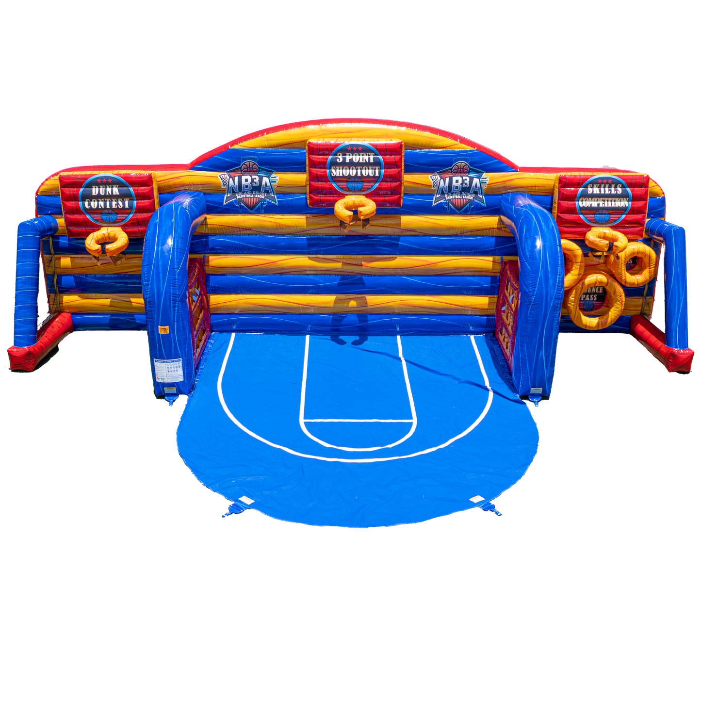 NB3A All Star Challenge Inflatable Basketball Game