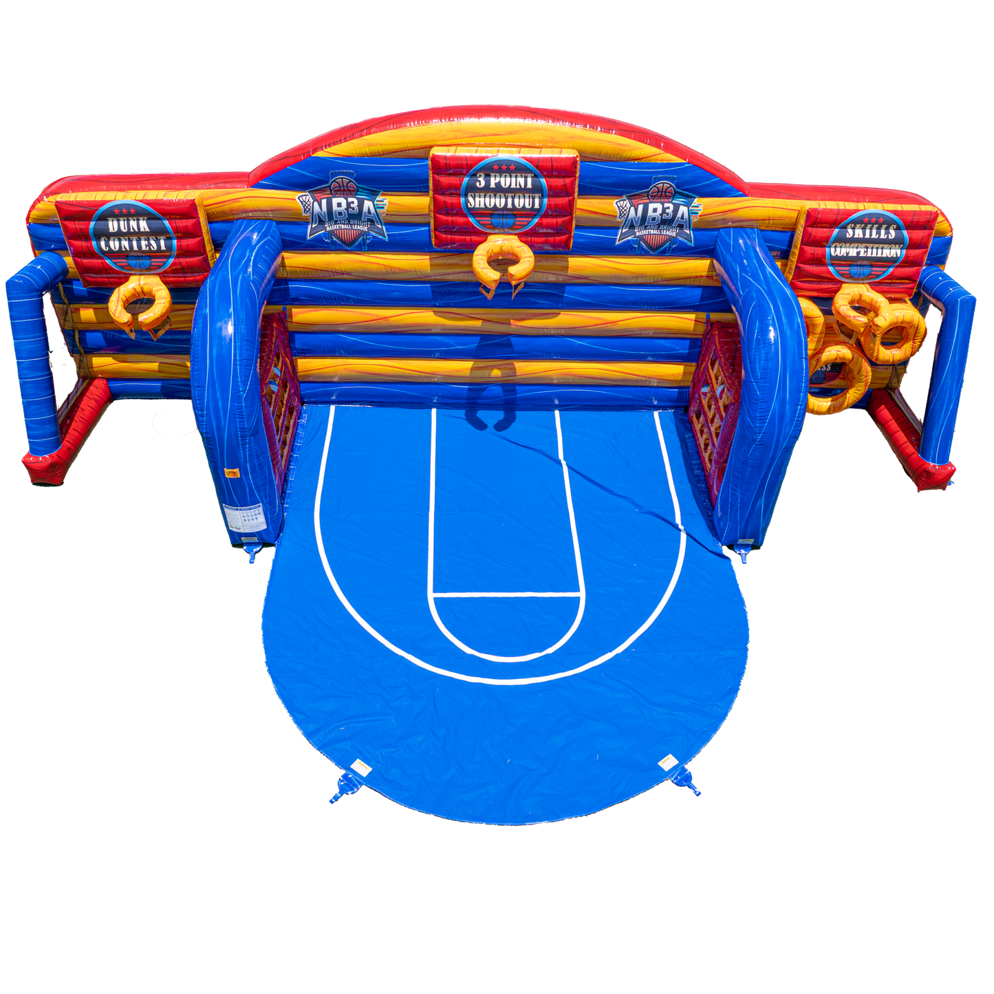 NB3A All Star Challenge Inflatable Basketball Game