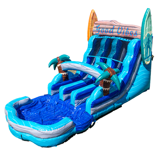 16FT Good Vibes Dual Lane Slide