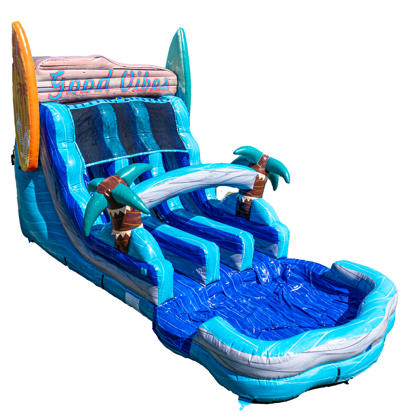 16FT Good Vibes Dual Lane Slide