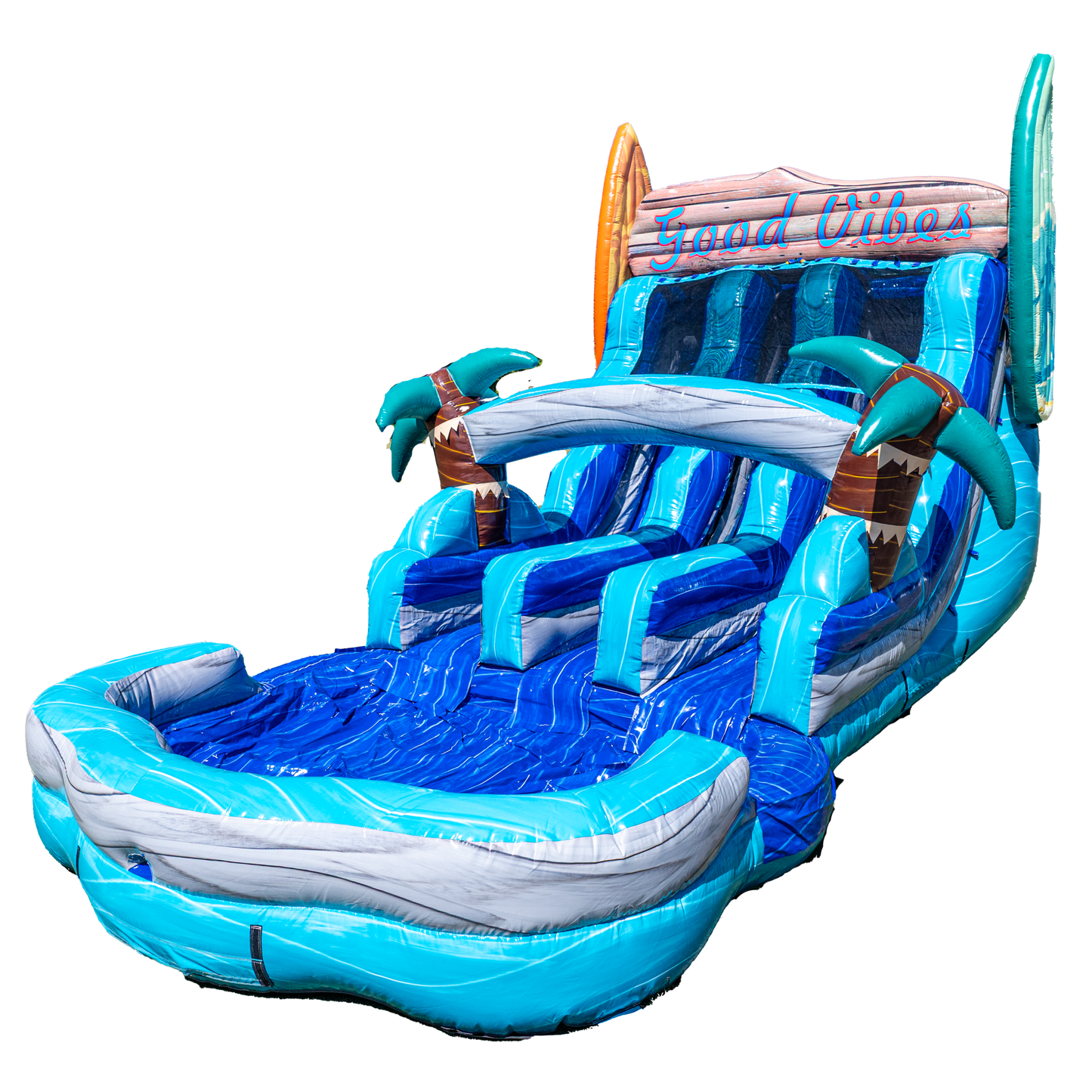 16FT Good Vibes Dual Lane Slide