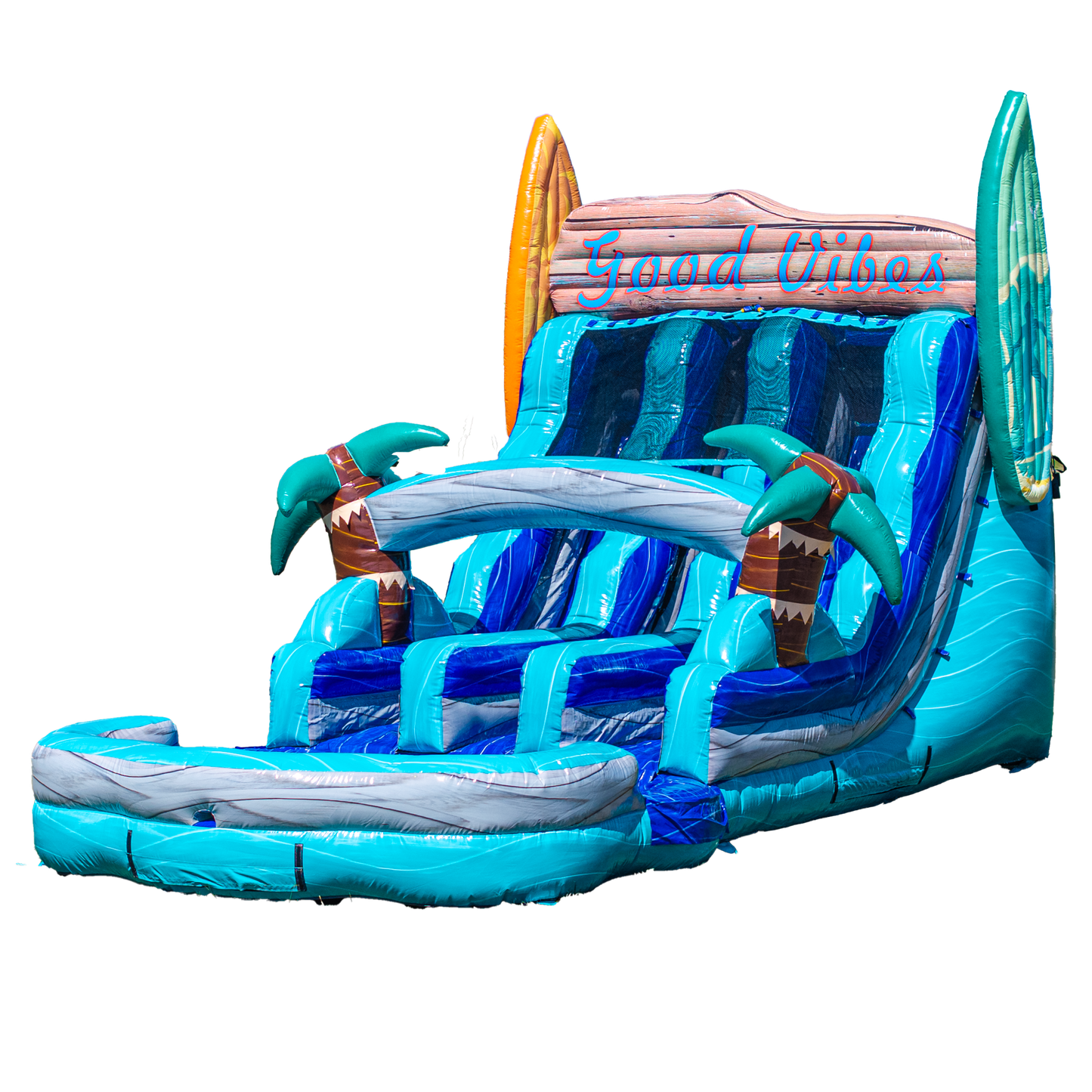 16FT Good Vibes Dual Lane Slide