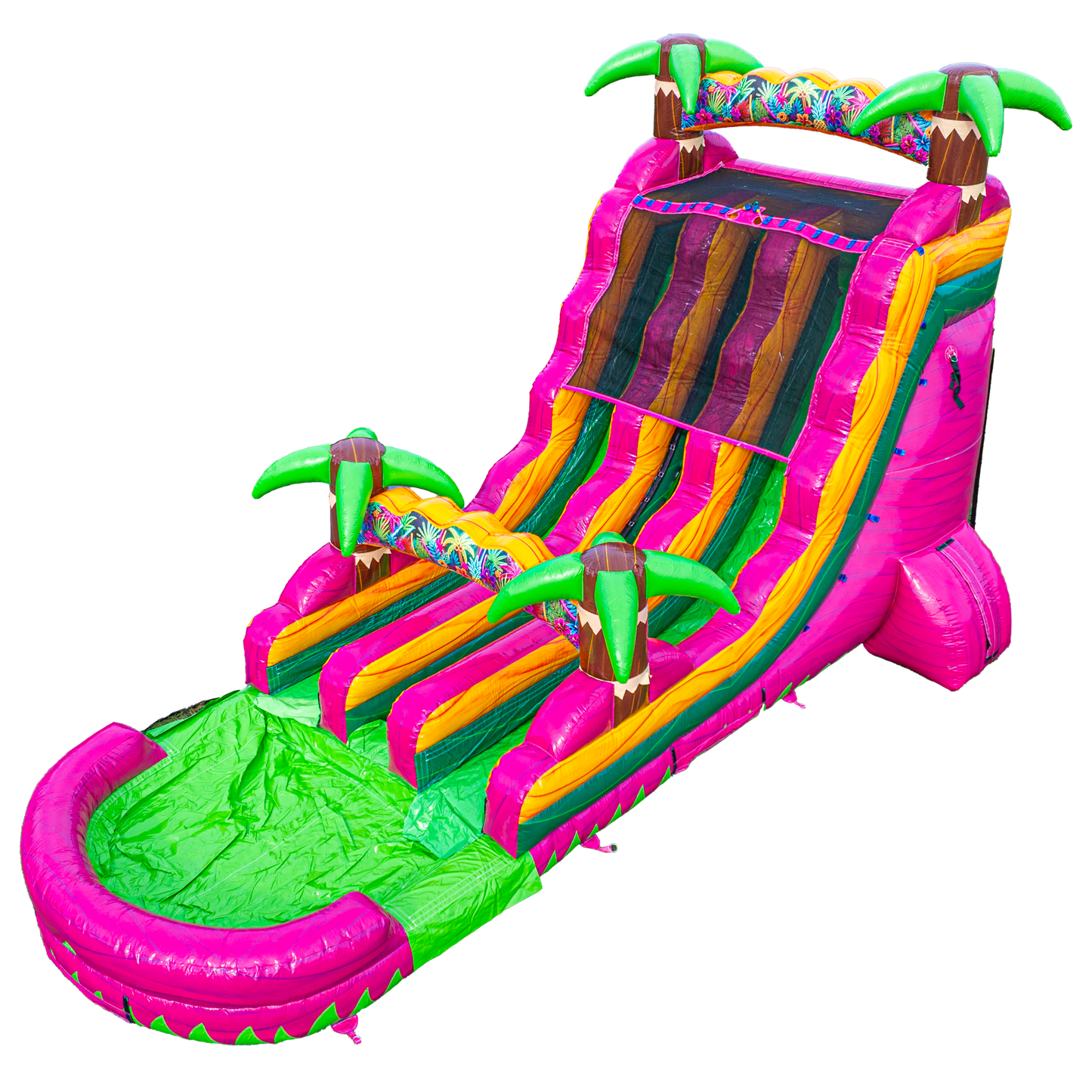 18FT Magenta Dual Lane Slide
