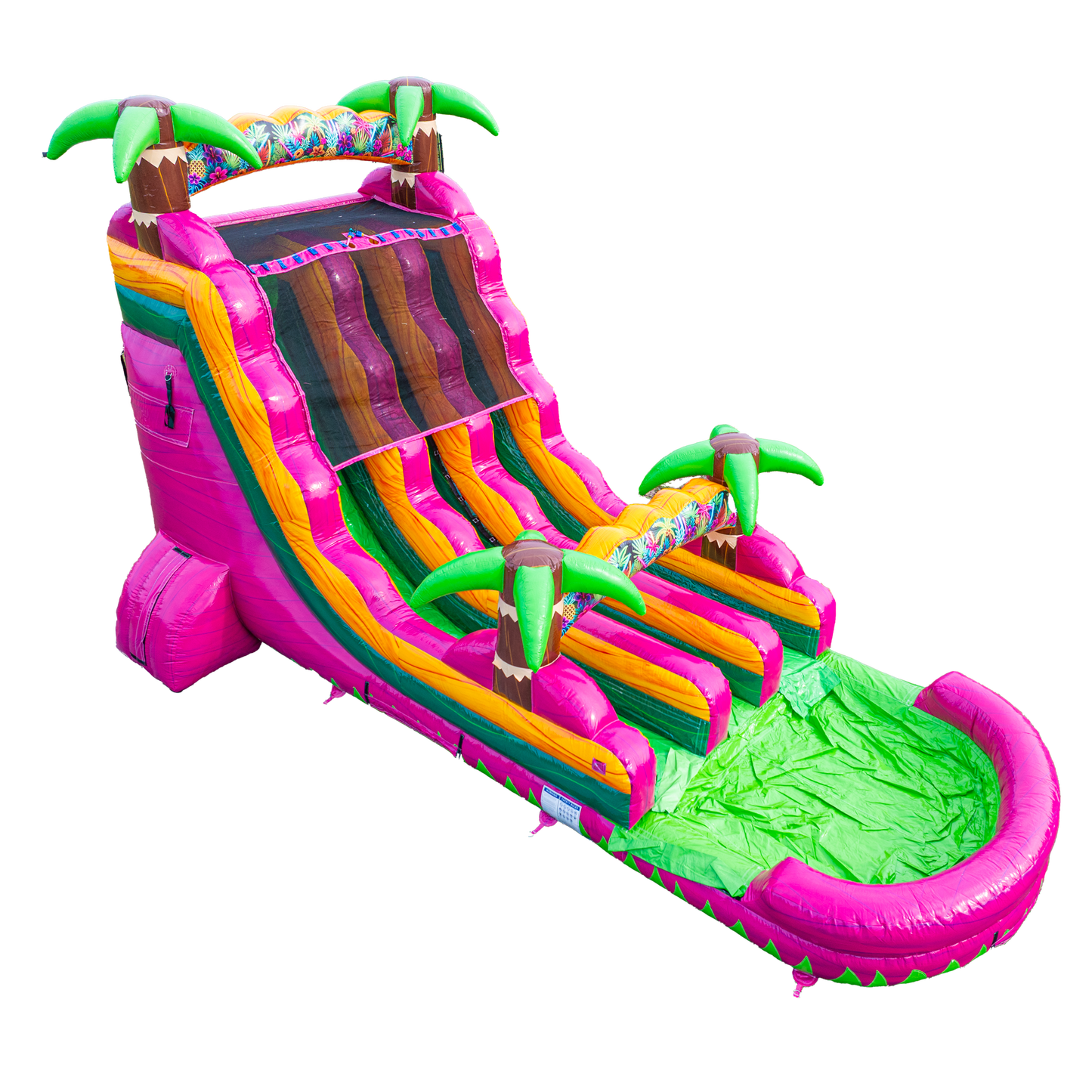 18FT Magenta Dual Lane Slide