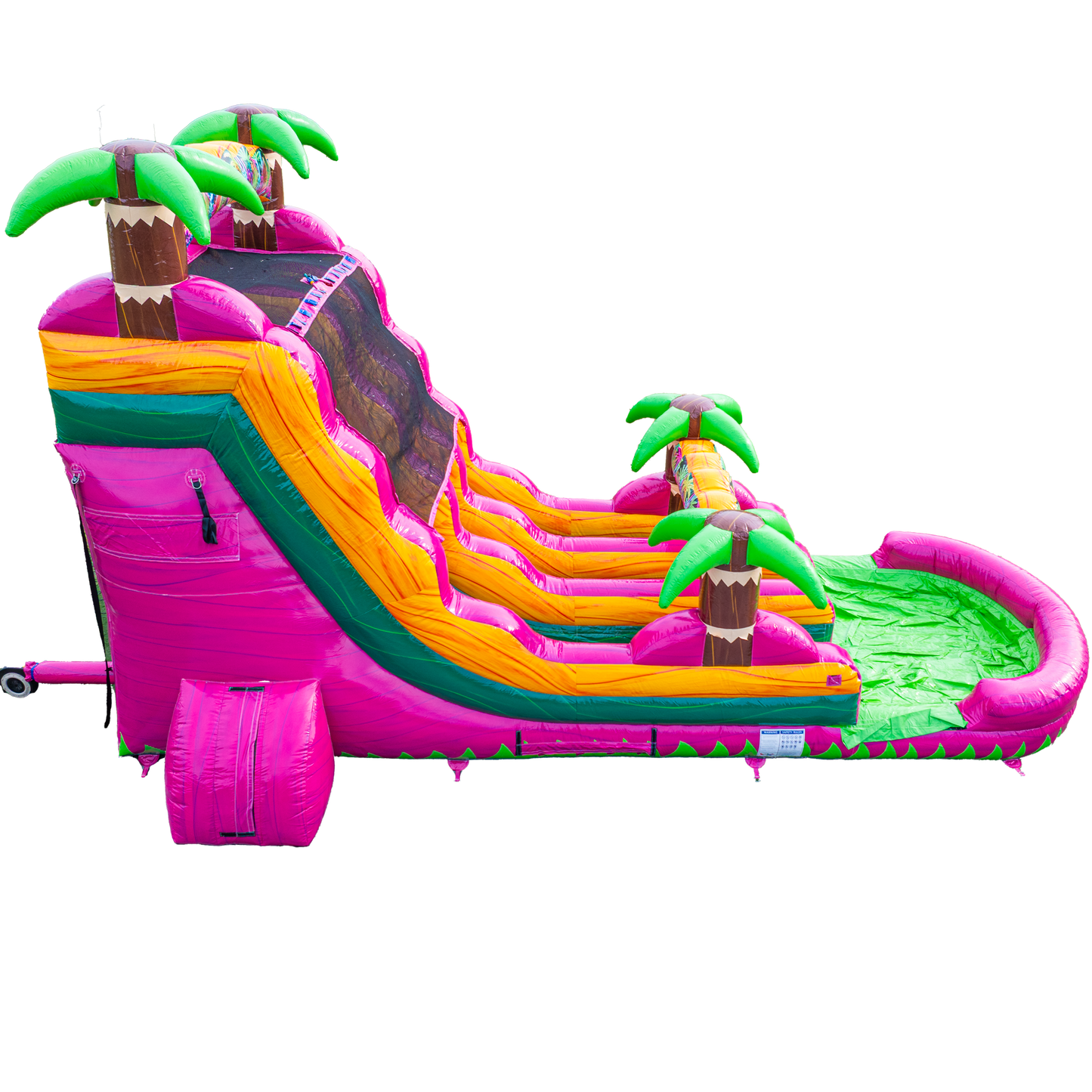 18FT Magenta Dual Lane Slide