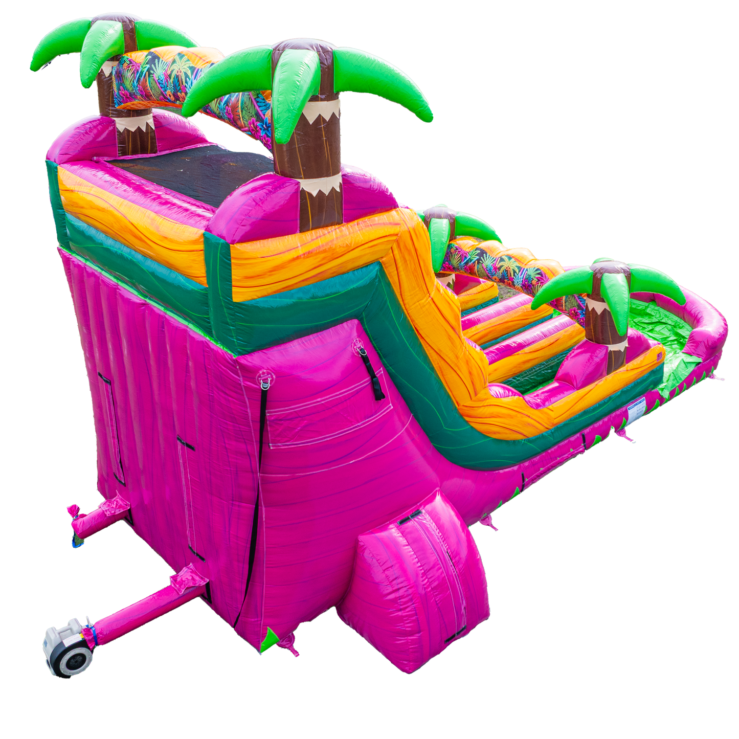 18FT Magenta Dual Lane Slide