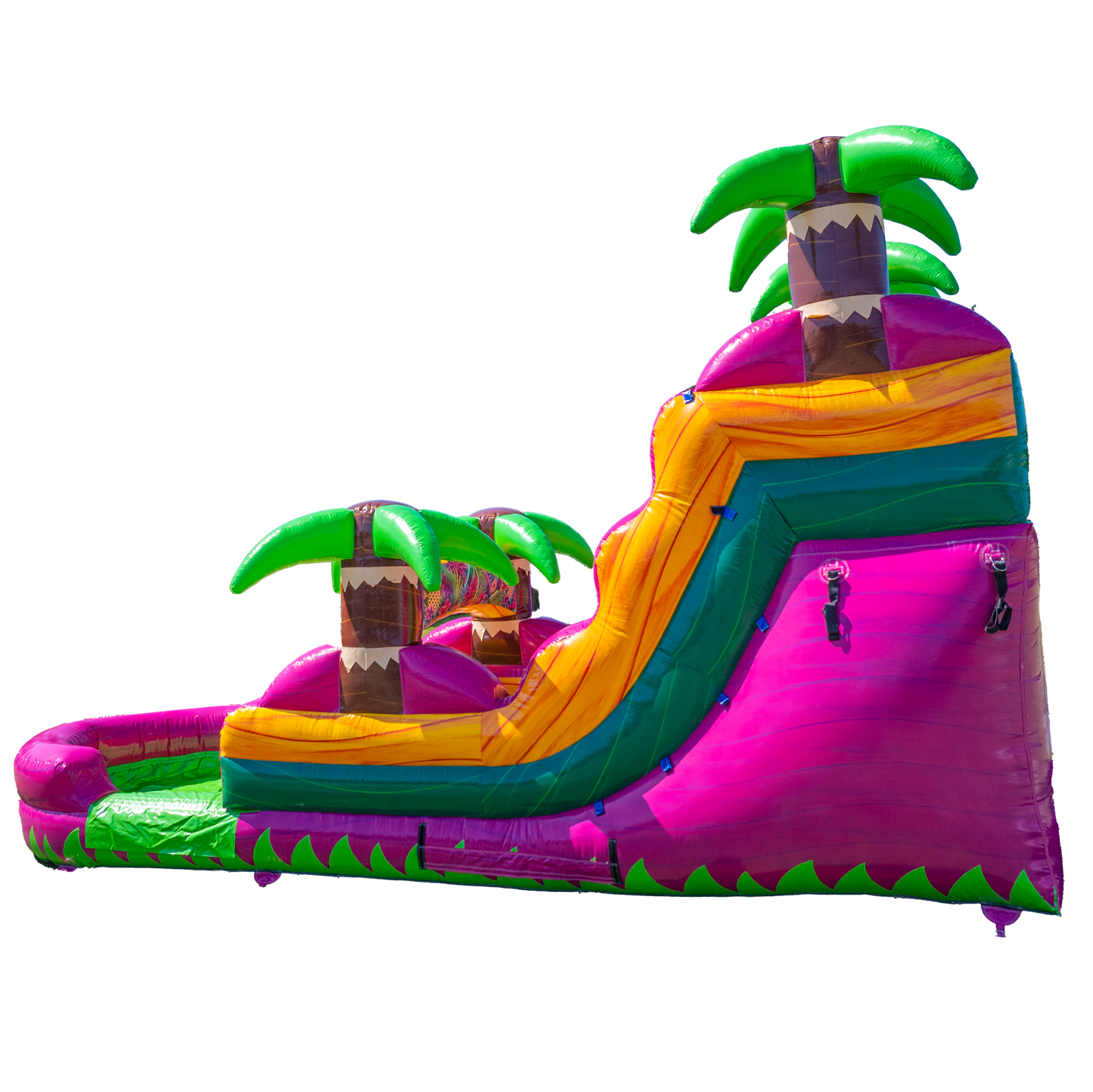 14FT Magenta Single Lane Slide
