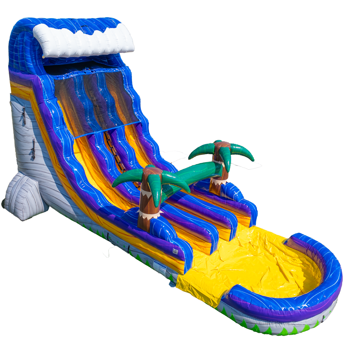 20FT Grey Surge Dual Lane Slide Center Climb