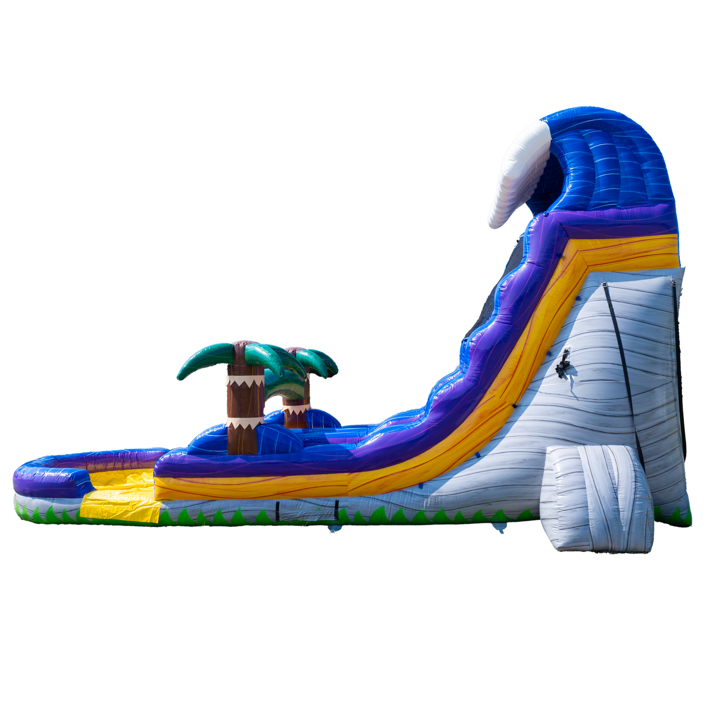 20FT Grey Surge Dual Lane Slide Center Climb