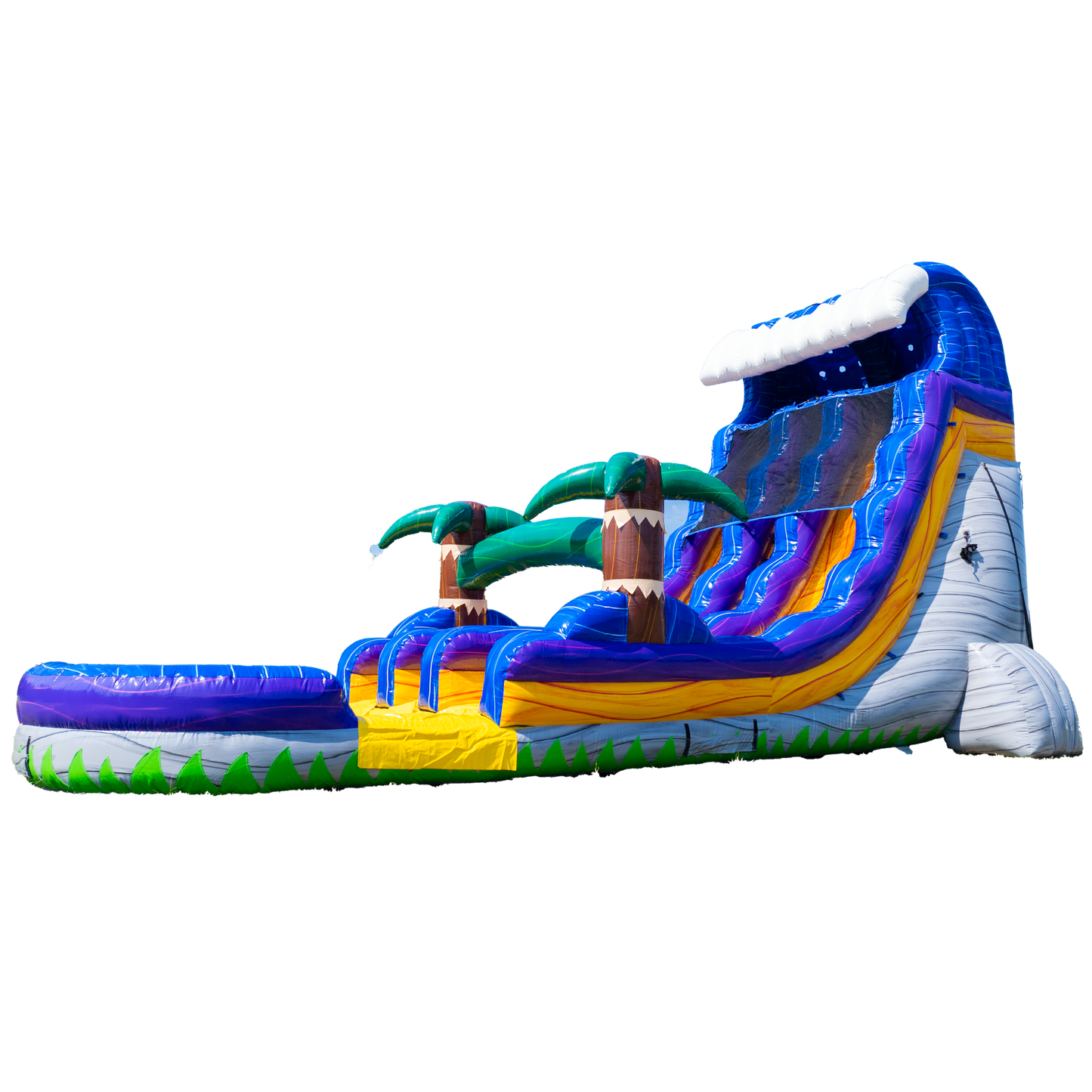 20FT Grey Surge Dual Lane Slide Center Climb