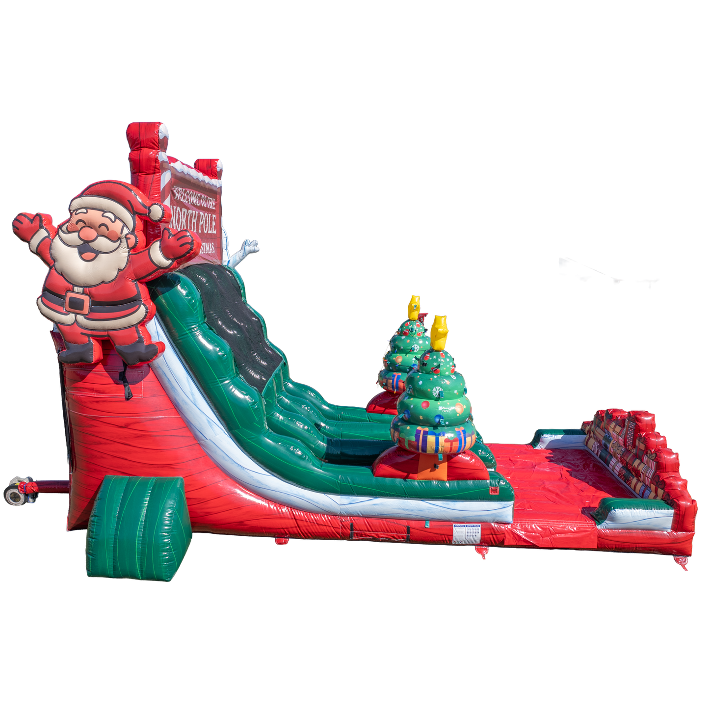 18ft Christmas Dual Slide with Lights