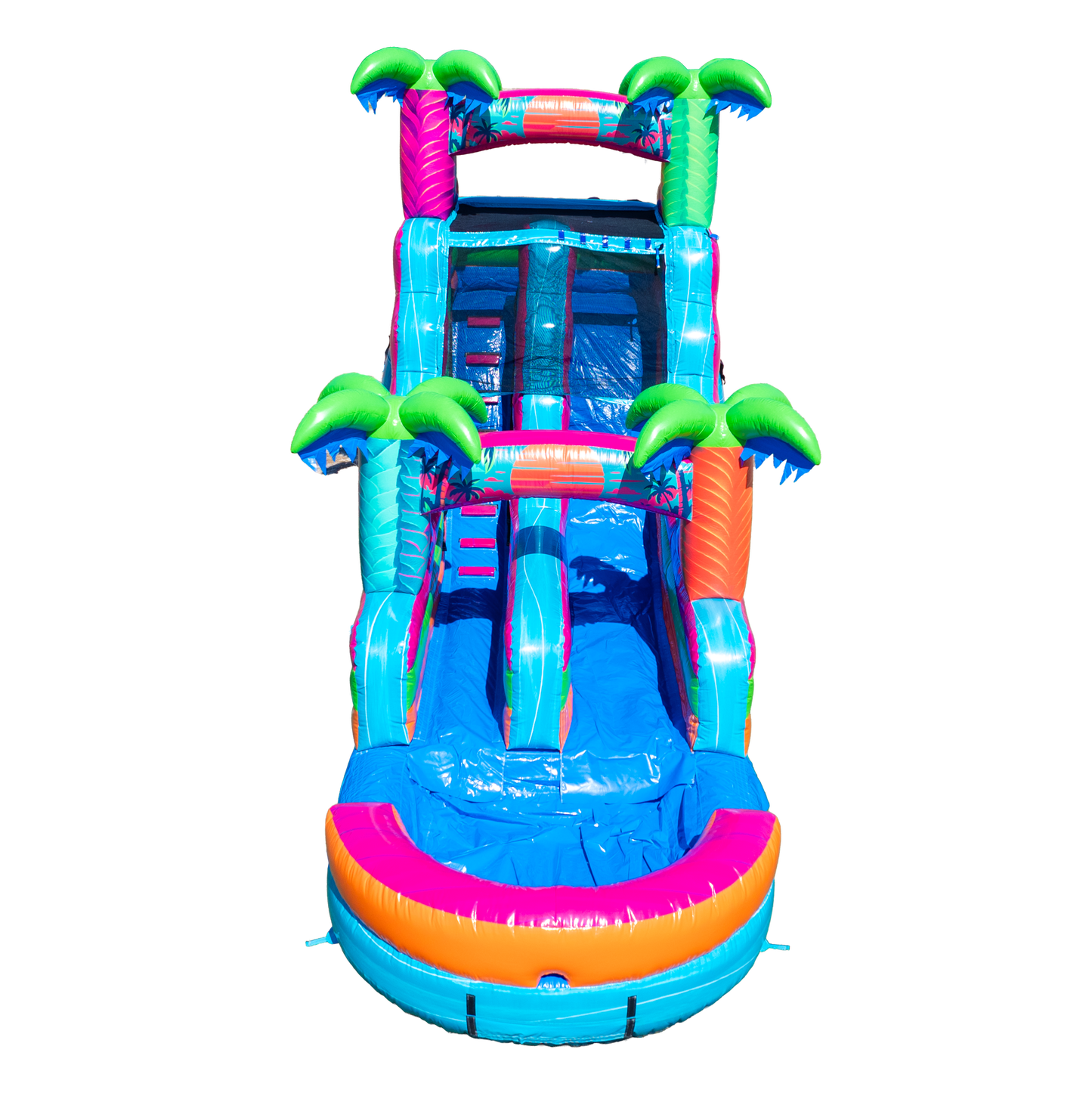 16FT Electric Tropics Single Lane Slide