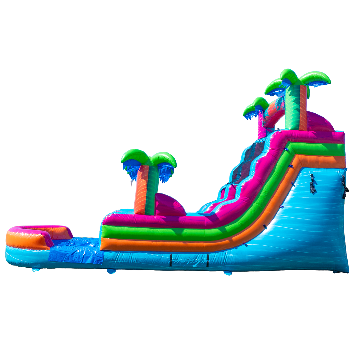 16FT Electric Tropics Single Lane Slide