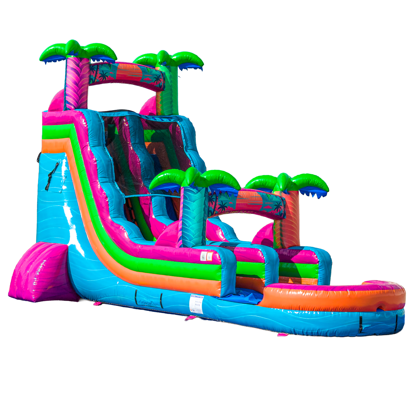 18FT Electric Tropics Single Lane Slide